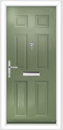 Sage Green Composite Doors