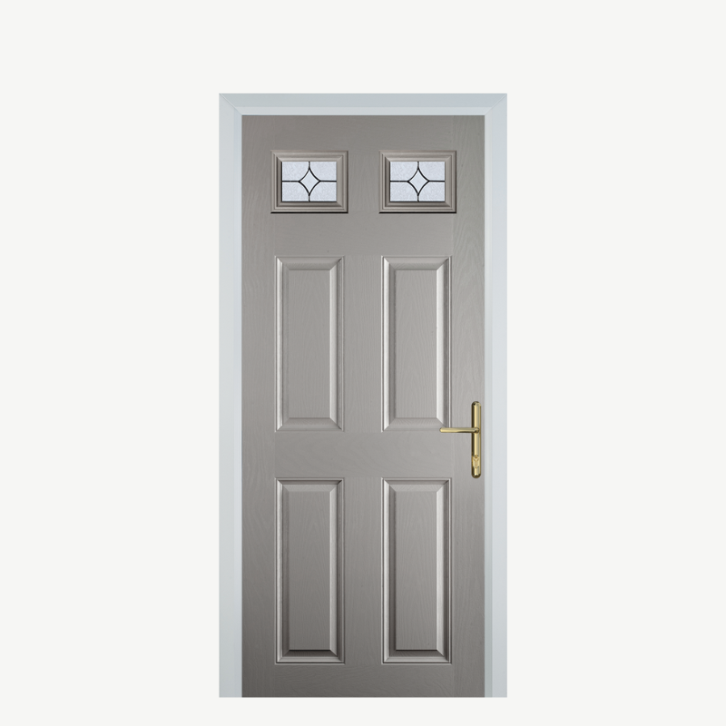 DoorI 4 Panel 2 Square Agate Grey Flair image 0