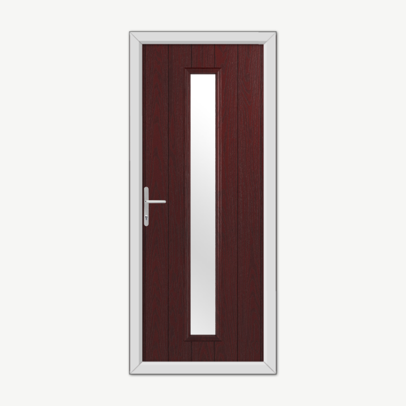 Rutland Burgundy Composite Door image 0
