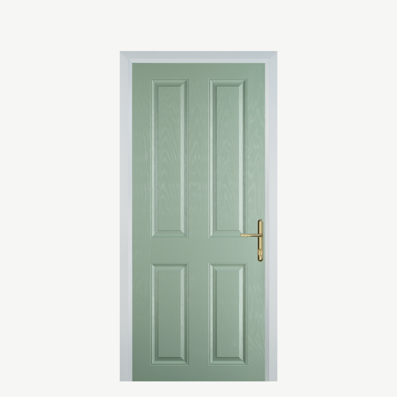 DoorQ 4 Panel Chartwell Green image 0