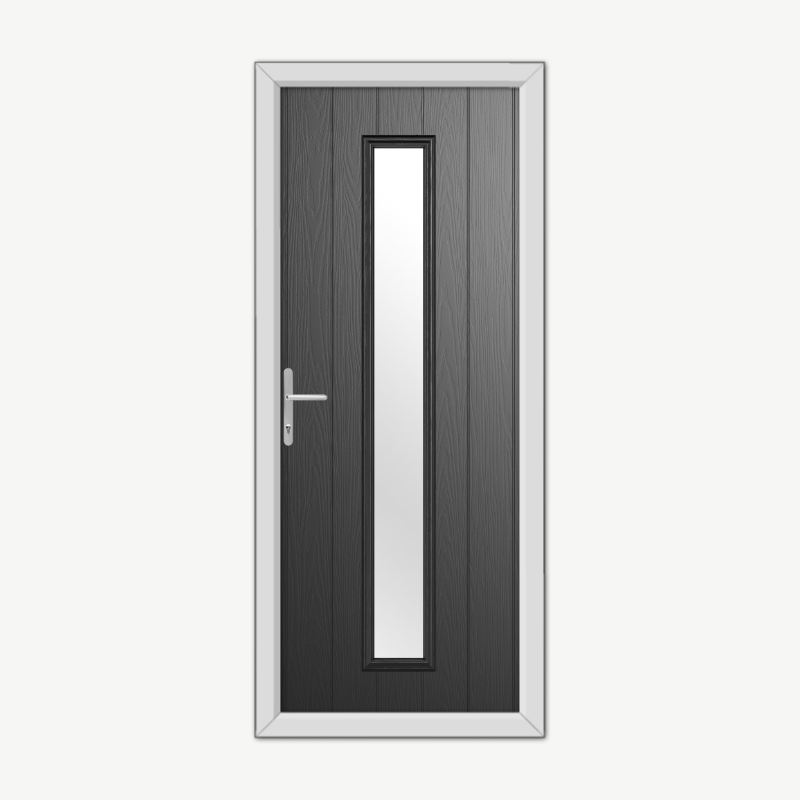 Rutland Black Composite Door image 0