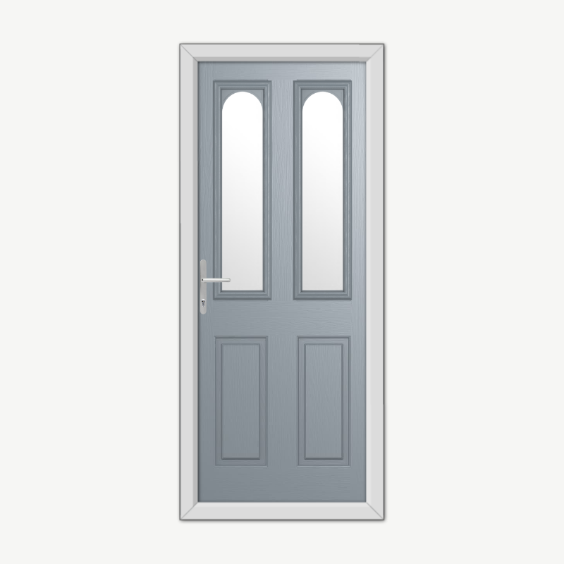 Elmhurst Silver Composite Door image 0