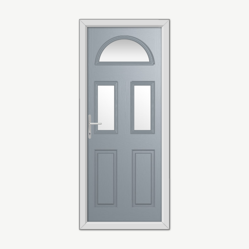 Winslow 3 Silver Composite Door image 0