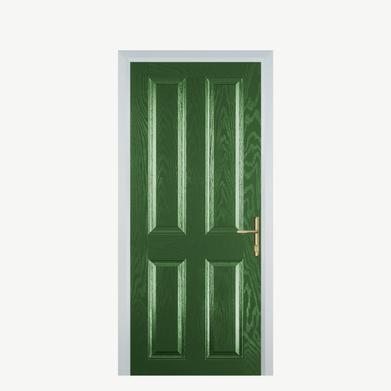 DoorQ 4 Panel Fern Green image 0