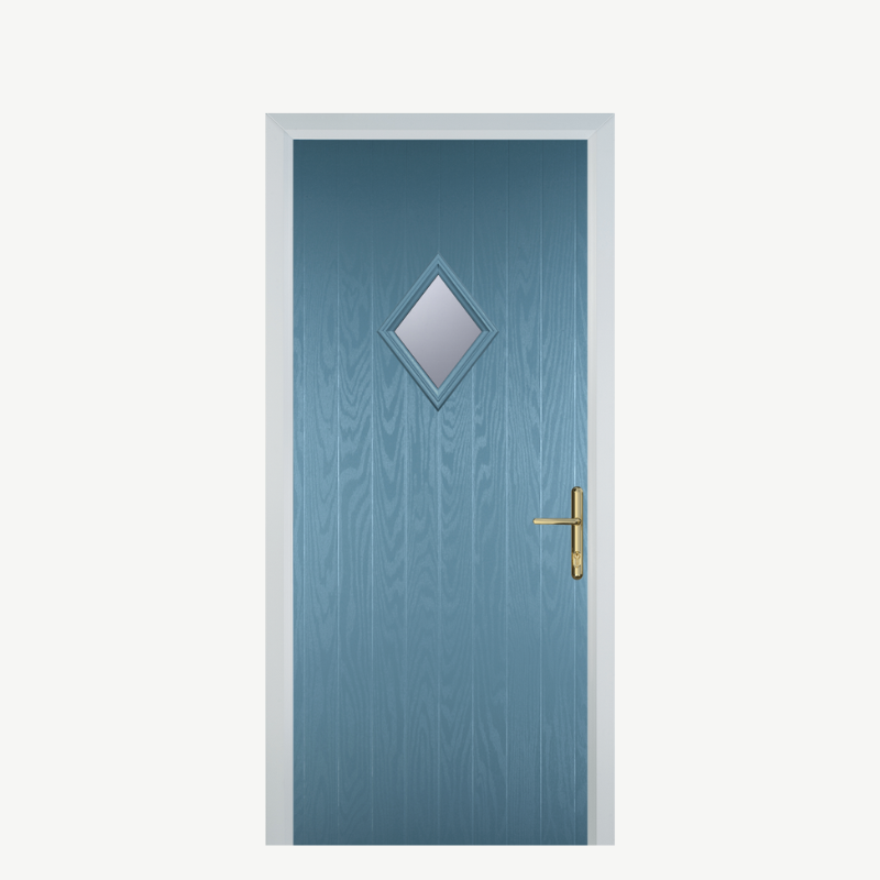 Door P Diamond Pastel Blue image 0