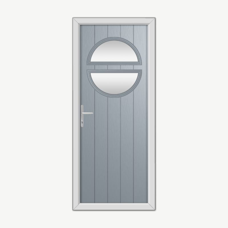 Kent Silver Composite Door image 0