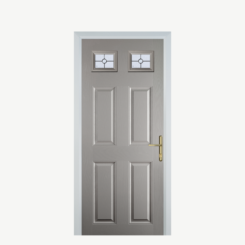 DoorI 4 Panel 2 Square Agate Grey Finesse image 0