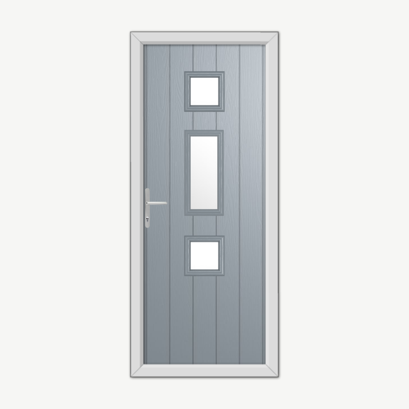 York Silver Composite Door image 0