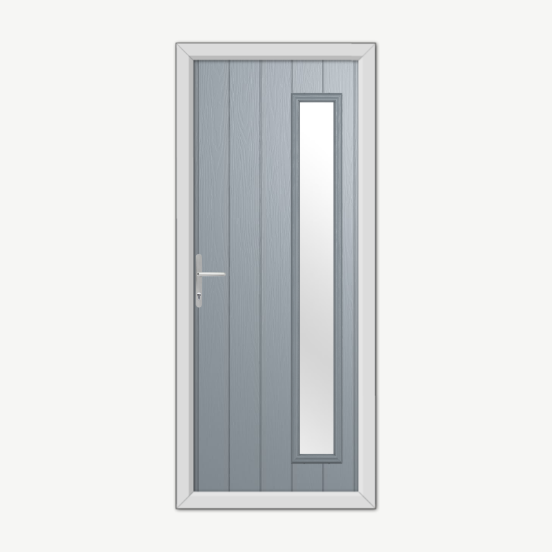 Sutherland Silver Composite Door image 0