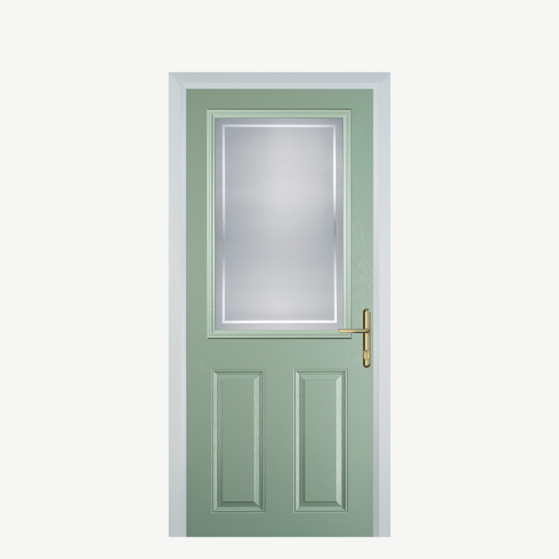 Door F 2 Panel 1 Square Chartwell Green Enfield image 0