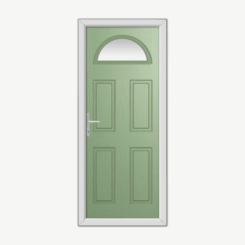 Winslow 1 Sage Green Composite Door image 0
