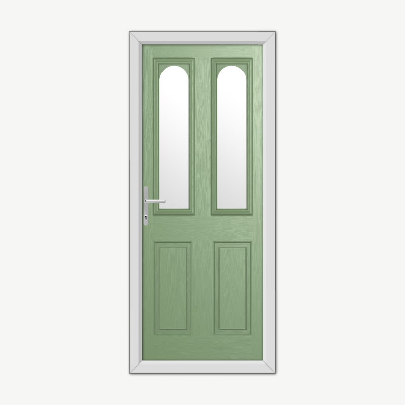 Elmhurst Sage Green Composite Door image 0