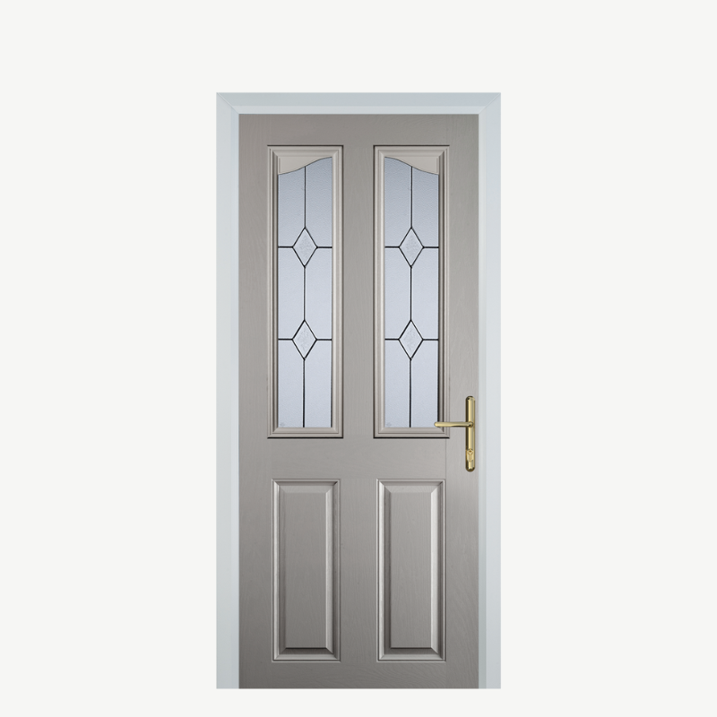 Door B 2 Panel 2 Angle Agate Grey Classic image 0