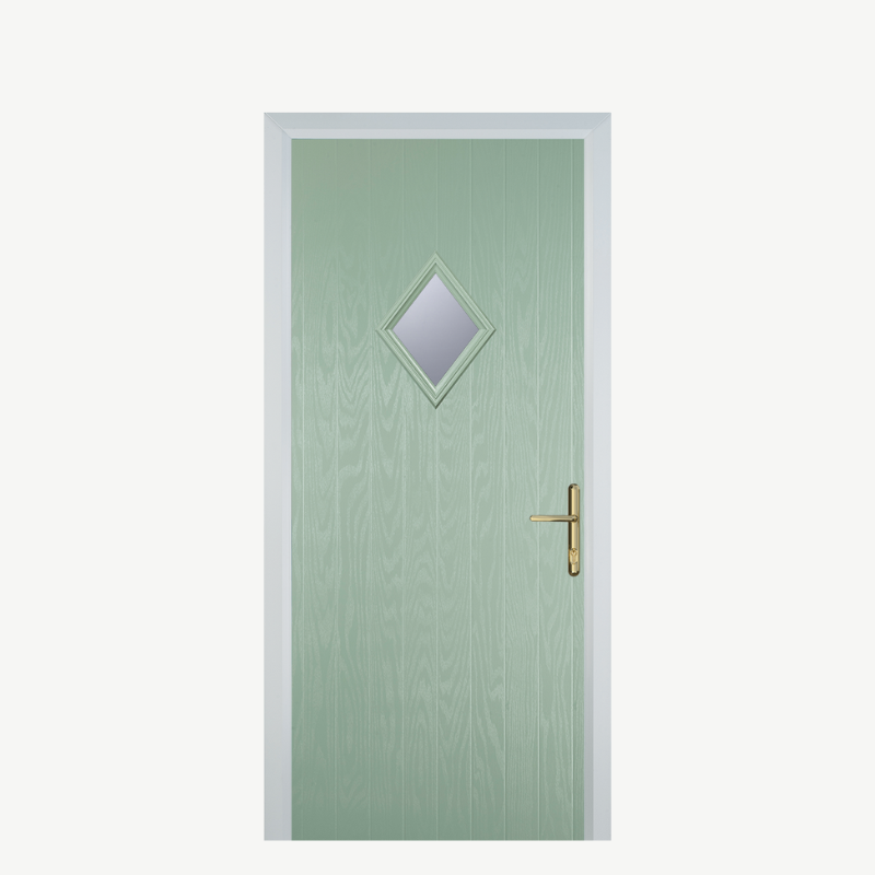 Door P Diamond Chartwell Green image 0