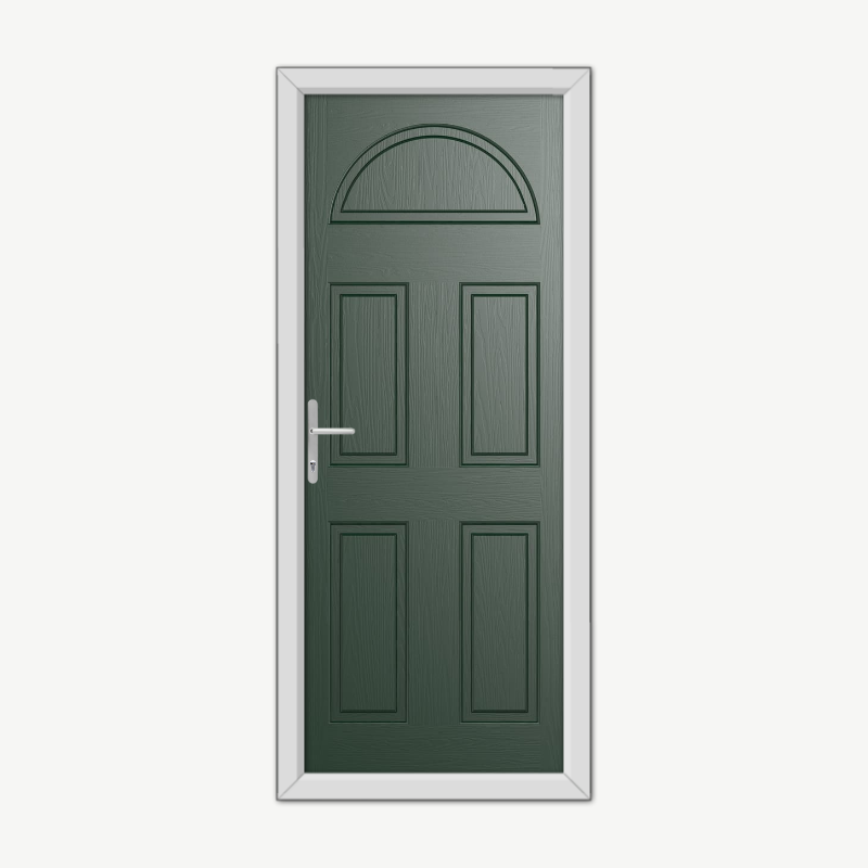 Winslow Solid Green Composite Door image 0