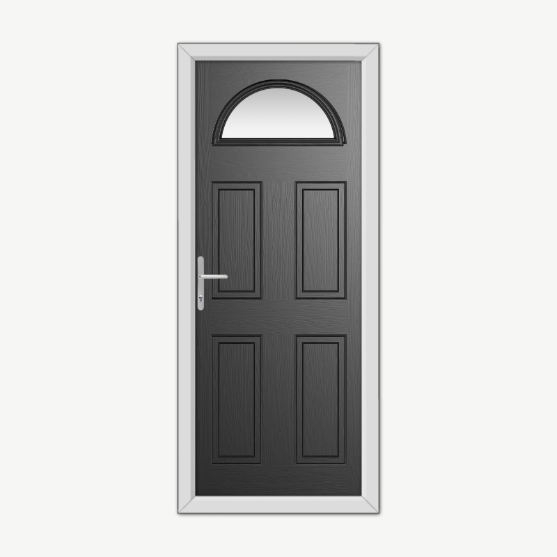 Winslow 1 Black Composite Door image 0