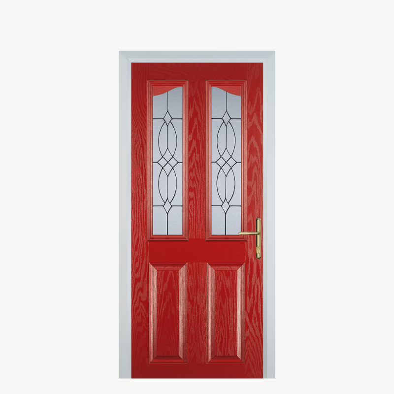 Door B 2 Panel 2 Angle Red Flair image 0