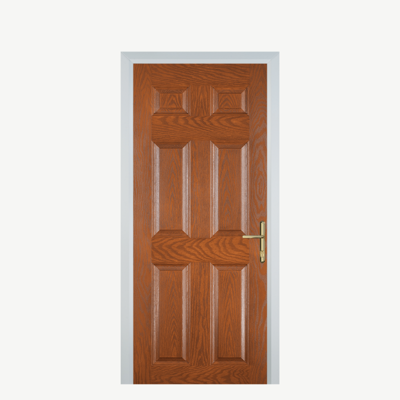 DoorH 6 Panel Oak image 0