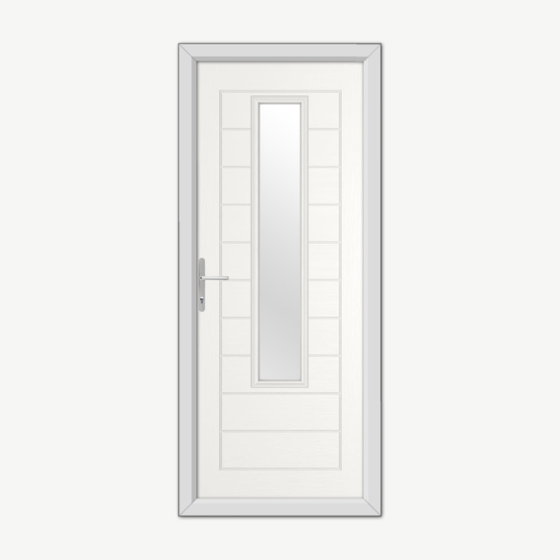 Bedford White Composite Door image 0