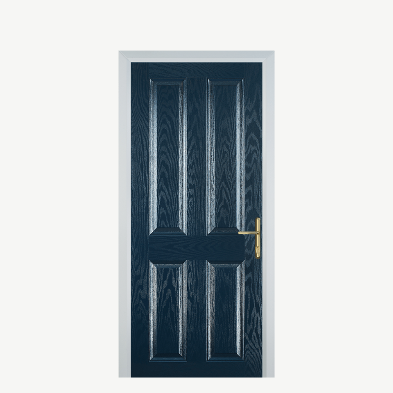 DoorQ 4 Panel Blue image 0