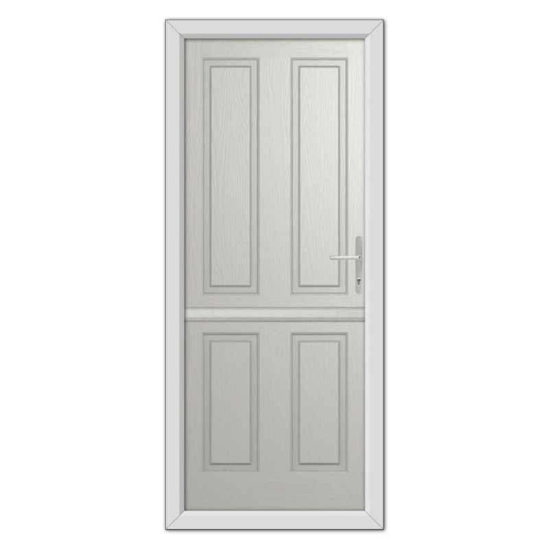 Agate Grey Whitmore Solid Stable Composite Door 48mm Timber Core image 0