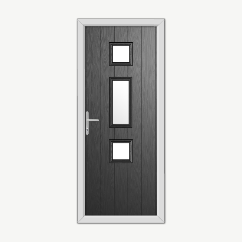 York Black Composite Door image 0