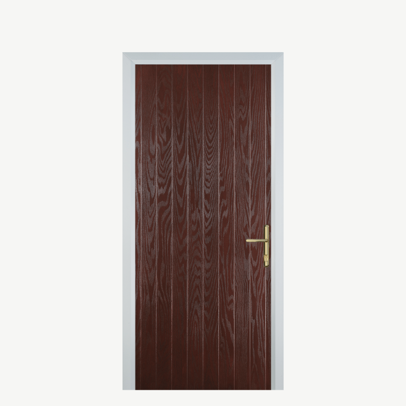 Door R Cottage Dark Wood image 0