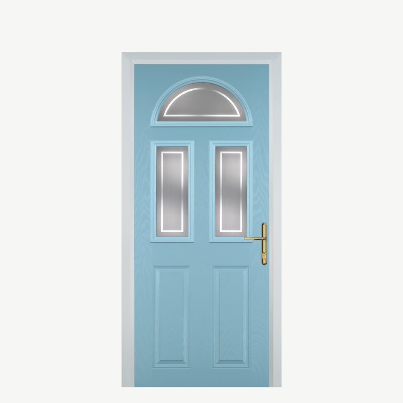 Door G 2 Panel 1 Arch Duck Egg Blue Enfield image 0