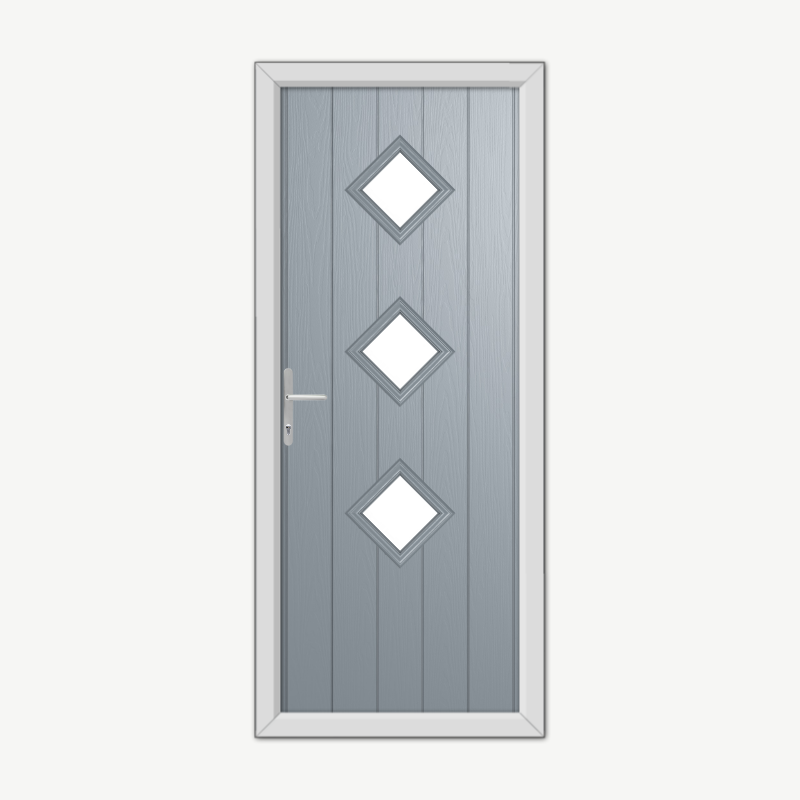 Richmond Silver Composite Door image 0
