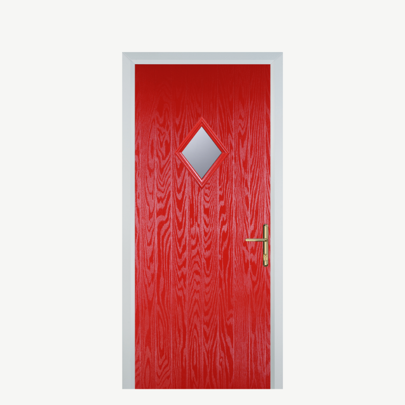 Door P Diamond Poppy Red (High Gloss) image 0