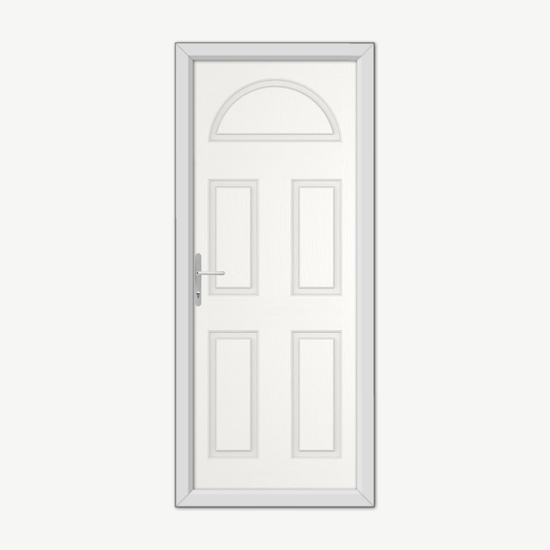 Winslow Solid White Composite Door image 0