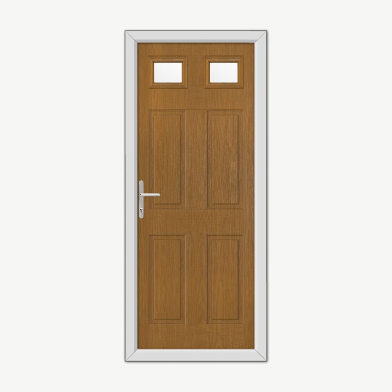 Middleton Glazed 2 Oak Composite Door image 0