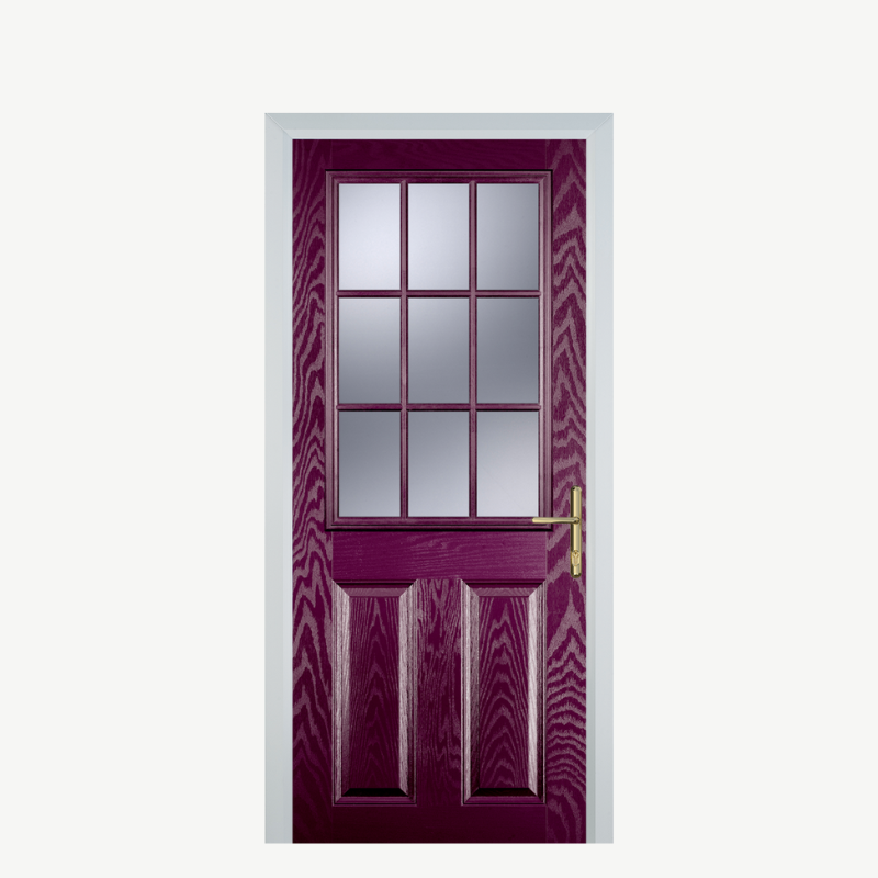 DoorK 2 Panel 1 Grill Purple Violet image 0