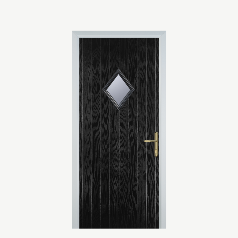 Door P Diamond Black image 0