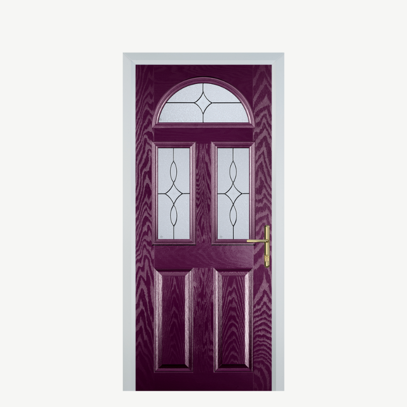 Door G 2 Panel 1 Arch Purple Violet Flair image 0