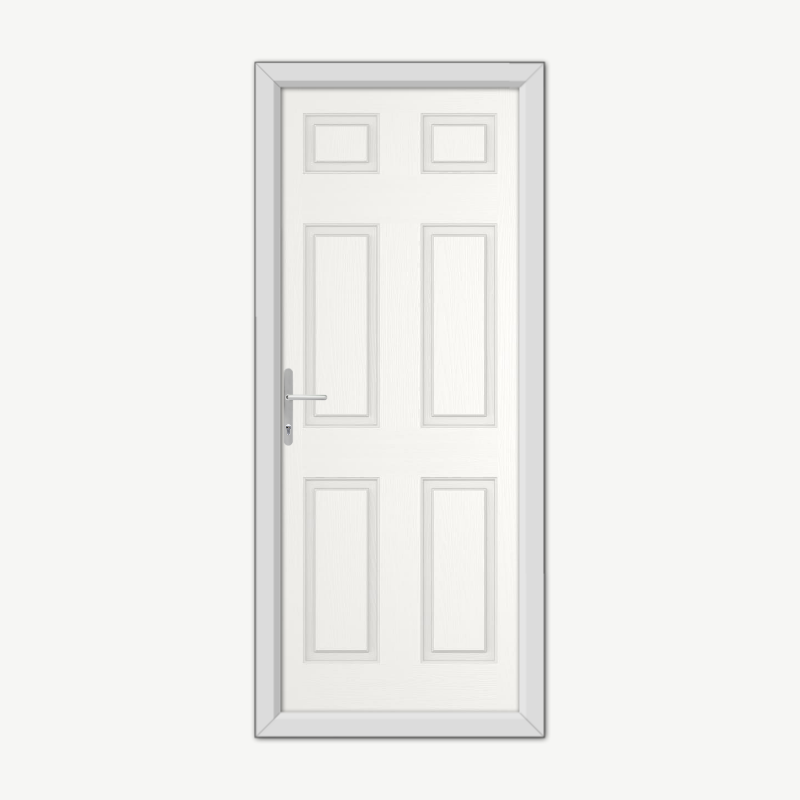 Middleton Solid White Composite Door image 0