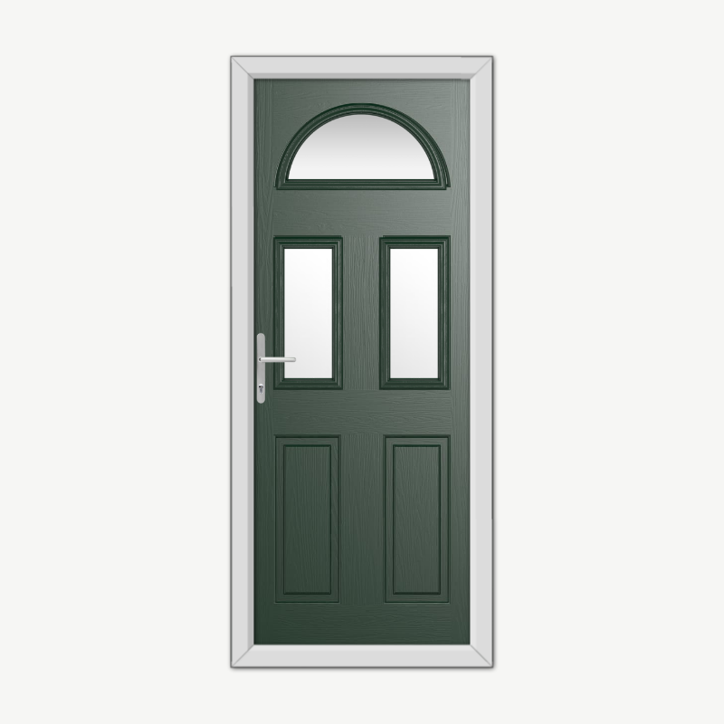 Winslow 3 Green Composite Door image 0