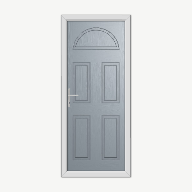 Winslow Solid Silver Composite Door image 0