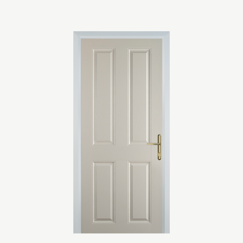 DoorQ 4 Panel Cream image 0
