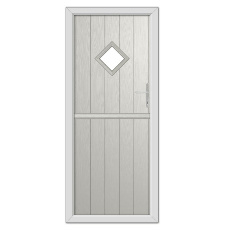Agate Grey Cornwall Stable Composite Door 48mm Timber Core image 0