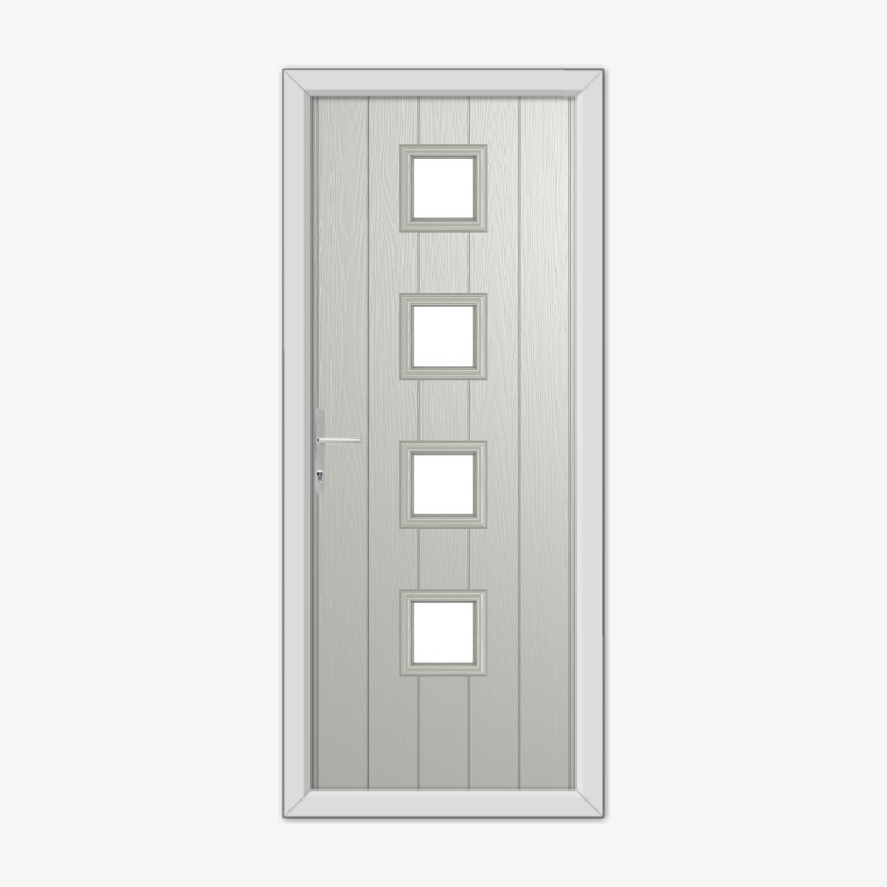 Hamilton Agate Grey Composite Door image 0