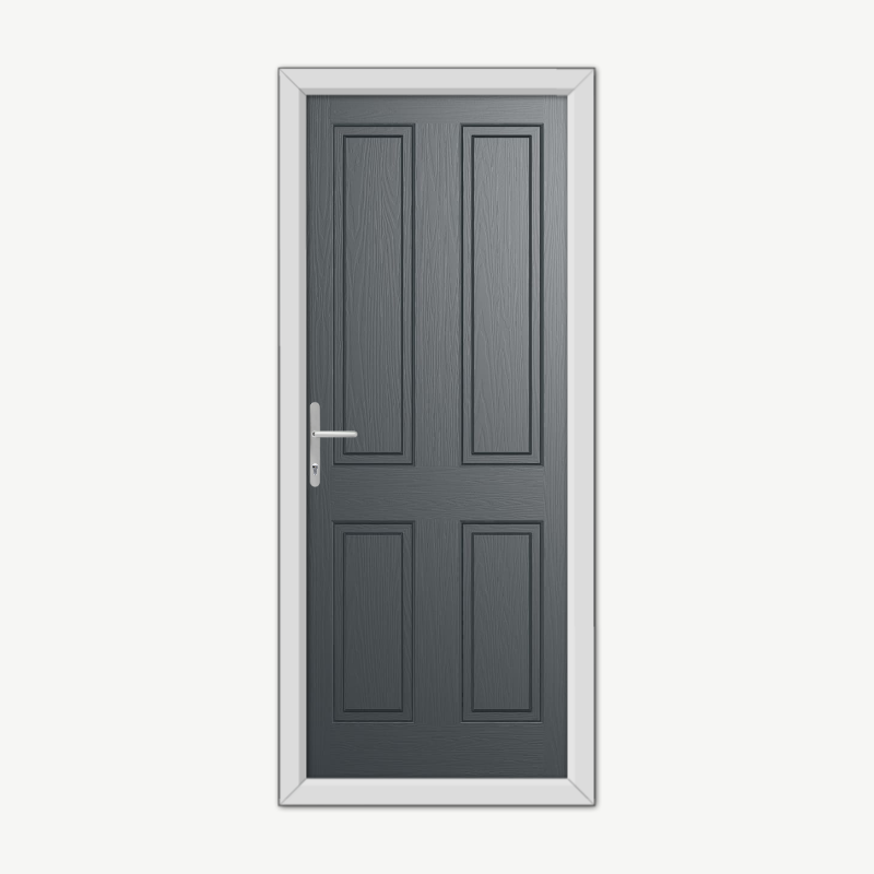 Whitmore Solid Anthracite Grey Composite Door image 0