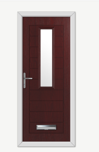 Westminster Burgundy Composite Door image 0