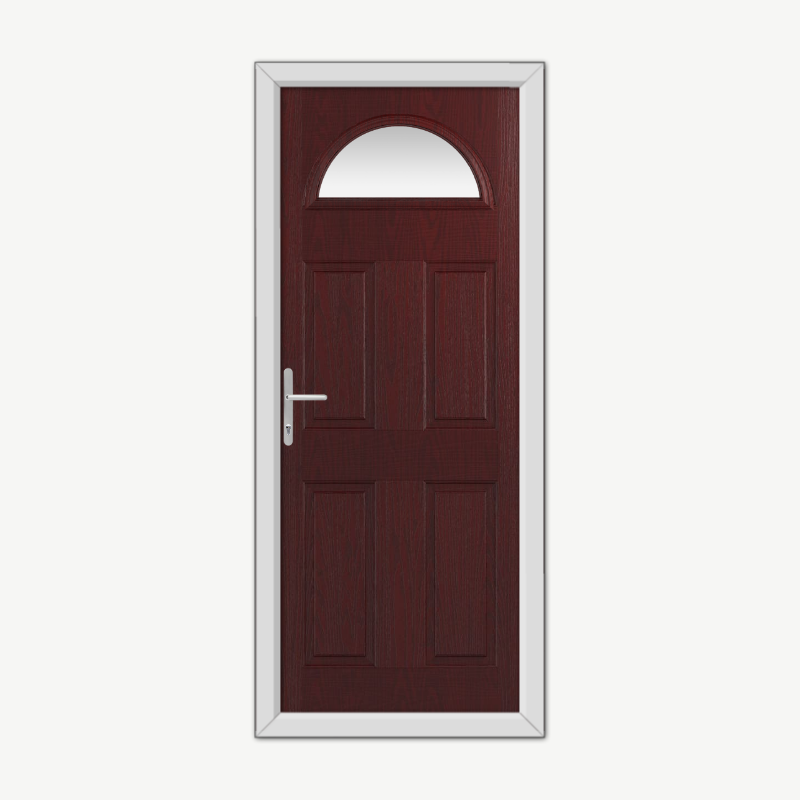 Winslow 1 Burgundy Composite Door image 0