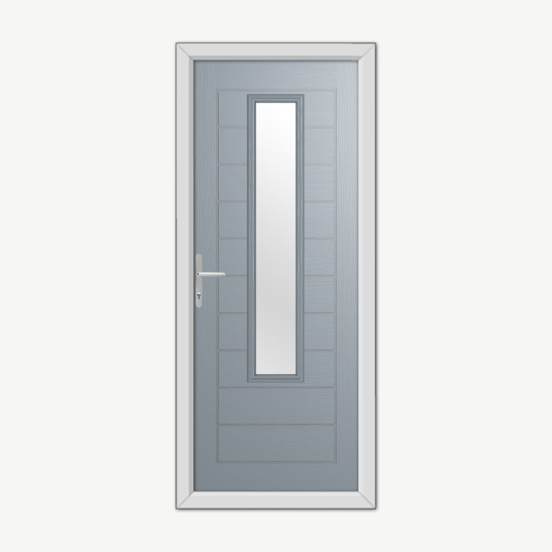Bedford Silver Composite Door image 0