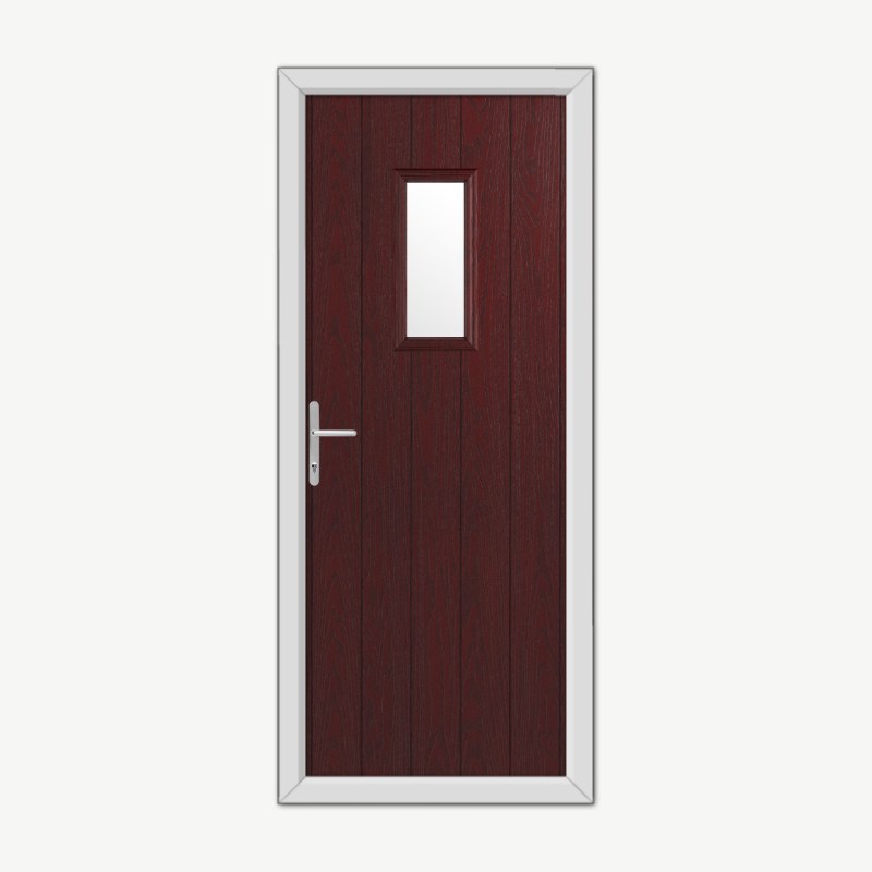 Somerset Burgundy Composite Door image 0