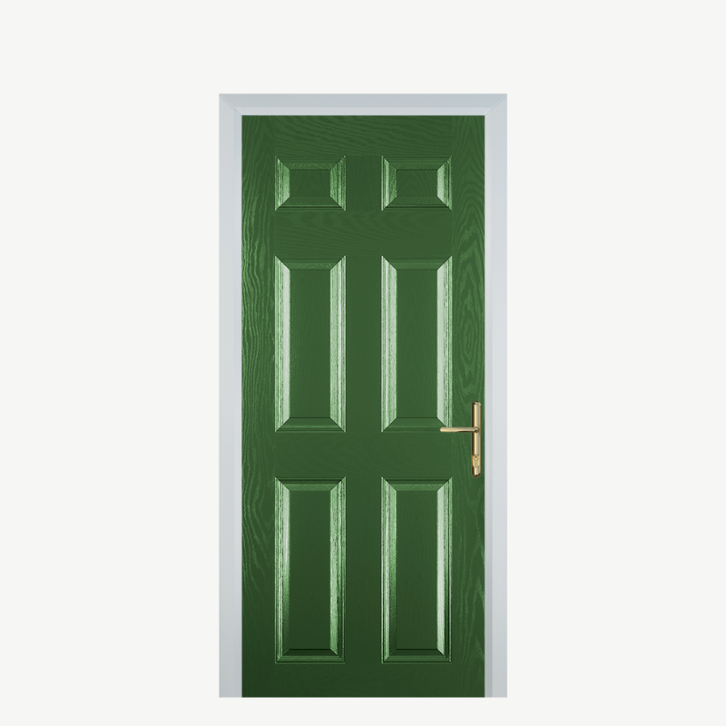 DoorH 6 Panel Fern Green image 0