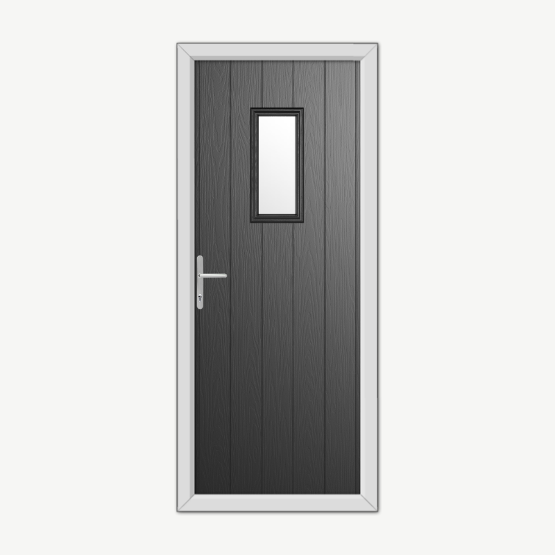 Somerset Black Composite Door image 0