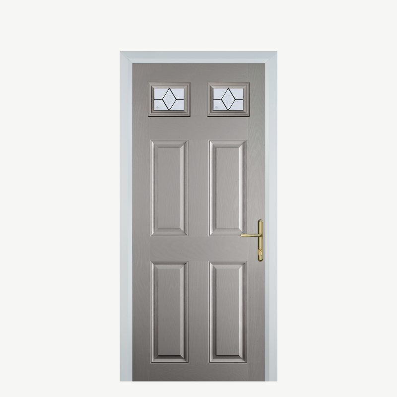 DoorI 4 Panel 2 Square Agate Grey Classic image 0