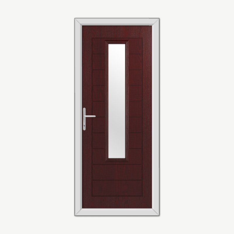 Bedford Burgundy Composite Door image 0